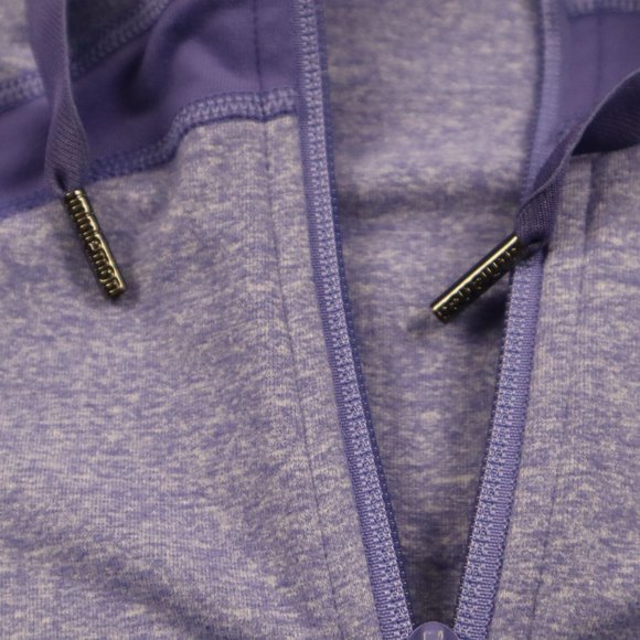 LULULEMON Women Purple Hoodie Full Zip Jacket Sz 4 - Picture 8 of 14